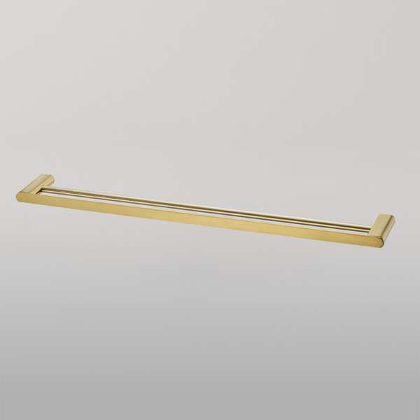 Oliveri Madrid Double Towel Rail 800mm Classic Gold