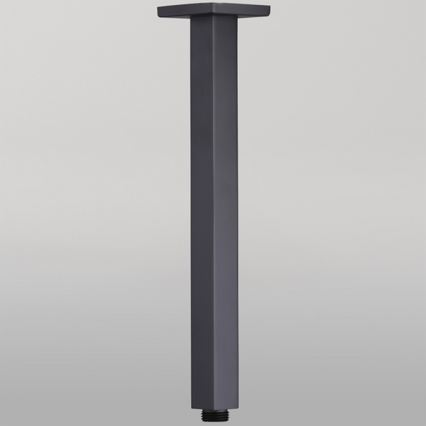 Oliveri Monaco Ceiling Mounted Shower Arm Matte Black