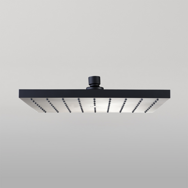 Oliveri Monaco Shower Rose 250mm Matte Black