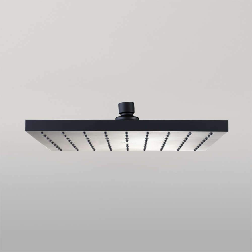 Oliveri Monaco Shower Rose 250mm Matte Black