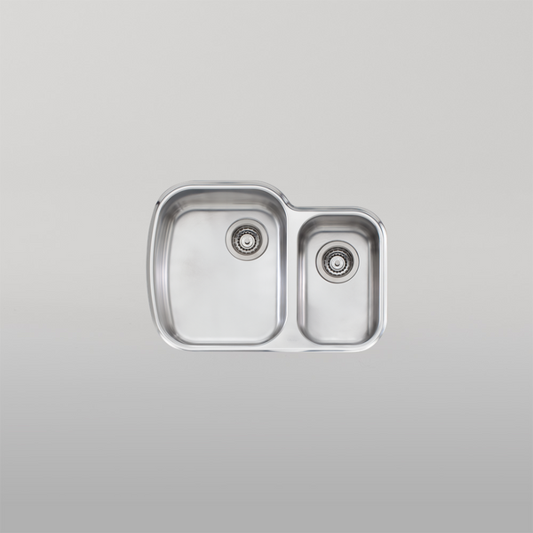 Oliveri Monet 1 And 1/2 Bowl Undermount Sink Stainless Steel