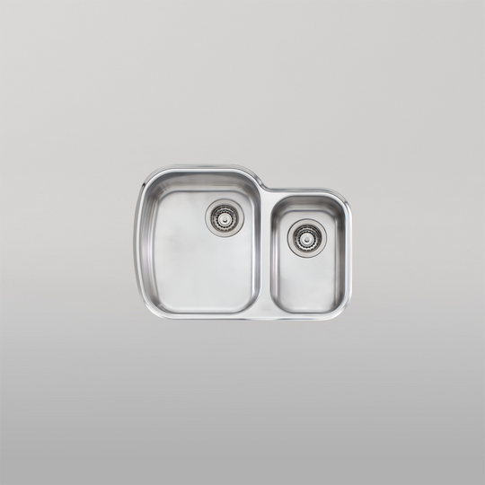 Monet 1 And 1/2 Bowl Left Undermount Sink Stainless Steel