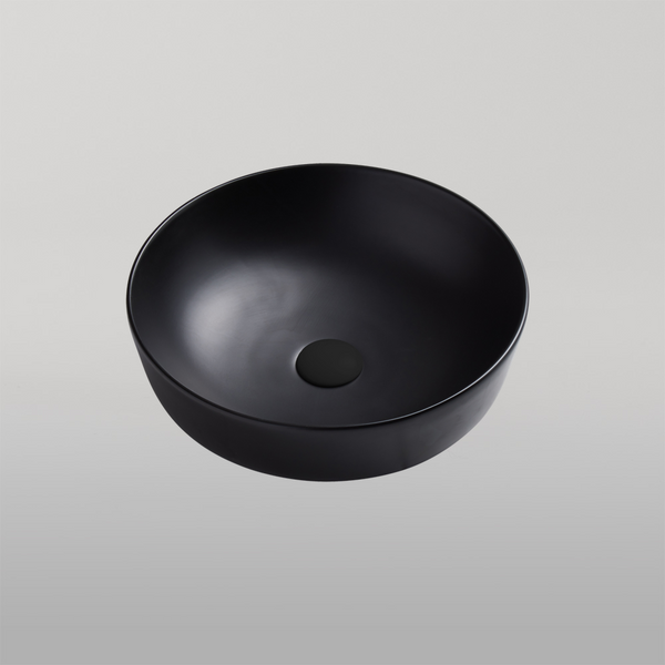 Oliveri Naples Counter Top Circular Basin Black