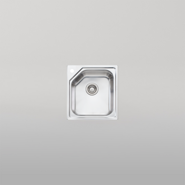 Oliveri Nu-Petite Standard Bowl Topmount Sink Stainless Steel