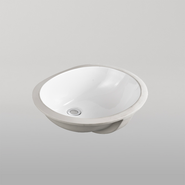 Oliveri Oslo Undermount Oval Basin White