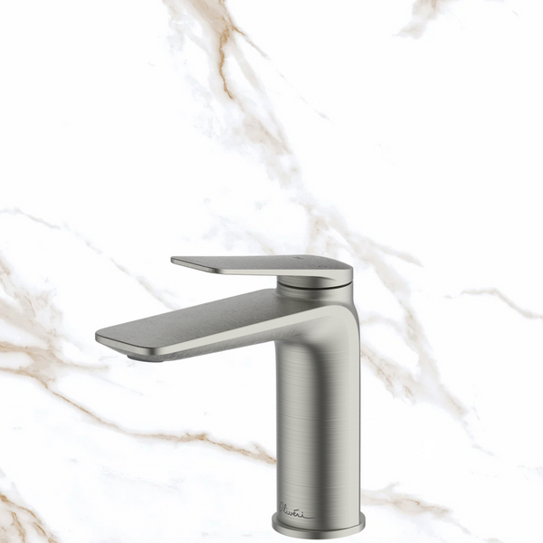 Oliveri Paris Basin Mixer Brushed Nickel Lead Free