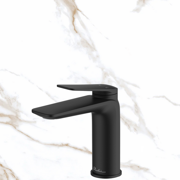 Oliveri Paris Basin Mixer Matte Black Lead Free