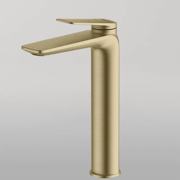 Oliveri Paris Tower Basin Mixer Classic Gold Lead Free