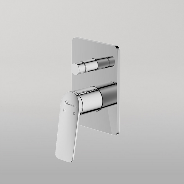 Oliveri Paris Wall Mixer With Diverter Chrome