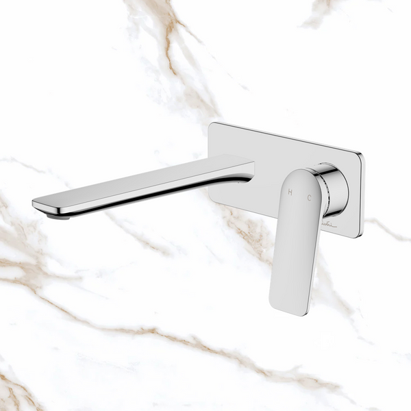 Oliveri Paris Wall Mixer Set Complete Kit Chrome Lead Free