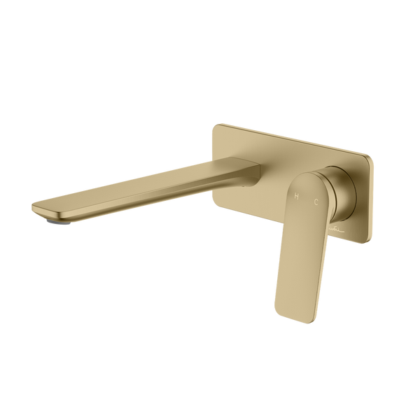 Oliveri Paris Wall Mixer Set Complete Kit Classic Gold Lead Free