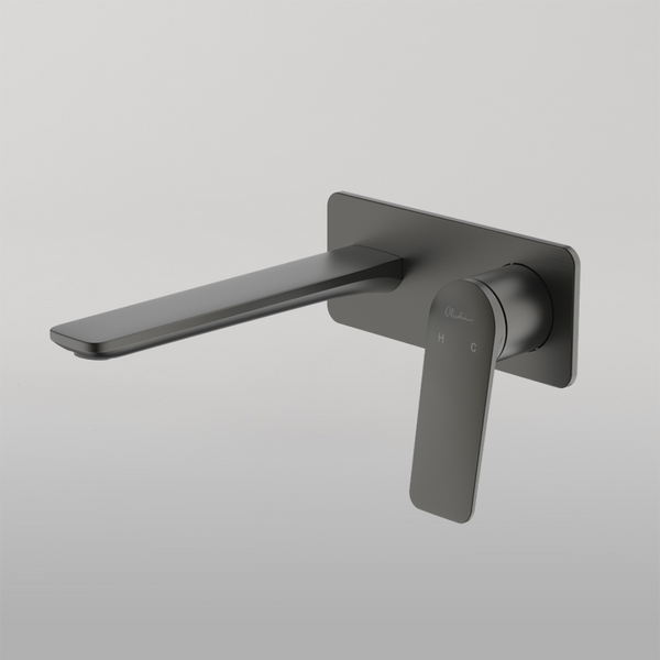 Oliveri Paris Wall Mixer Set Gunmetal