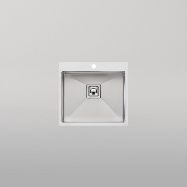 Oliveri Professional Series Single Grand Bowl Topmount Sink Stainless Steel