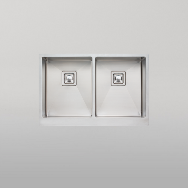 Oliveri Professional Butler Series Double Bowl Sink With Apron Stainless Steel