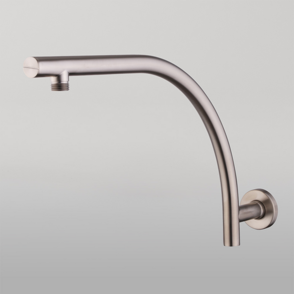 Oliveri Rome Raised Wall Mounted Shower Arm Brushed Nickel