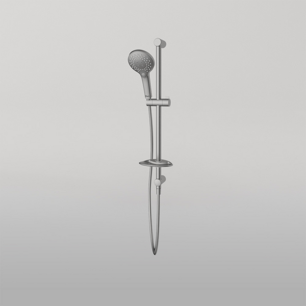 Oliveri Rome Hand Shower With Rail Brushed Nickel
