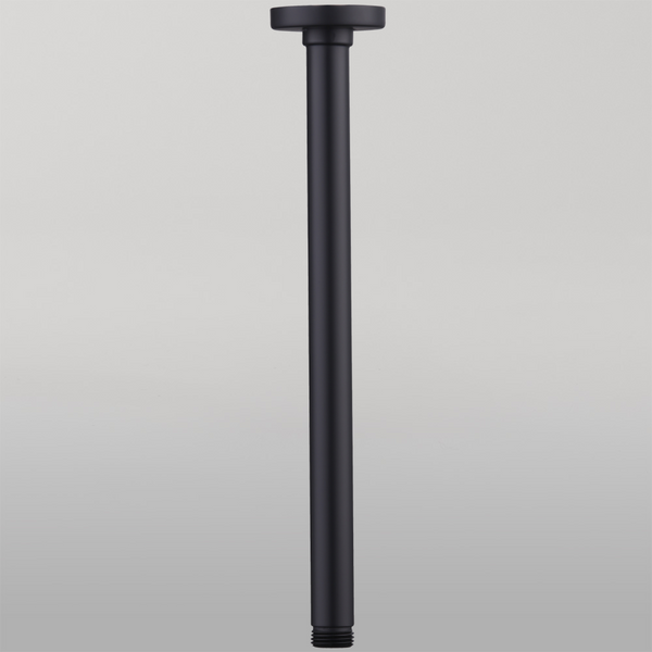 Oliveri Rome Ceiling Mounted Shower Arm Matte Black