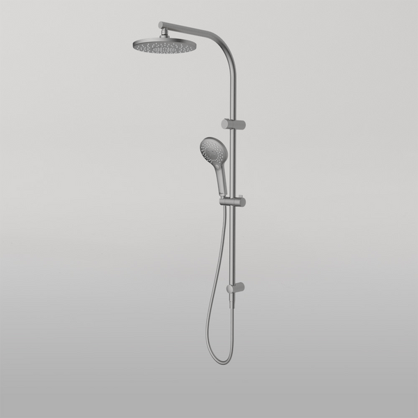 Oliveri Rome Dual Shower Set Brushed Nickel