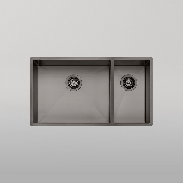 Oliveri Spectra 1 And 1/2 Bowl Sink Gunmetal