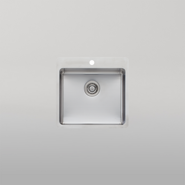 Oliveri Sonetto Large Bowl Topmount Sink Stainless Steel