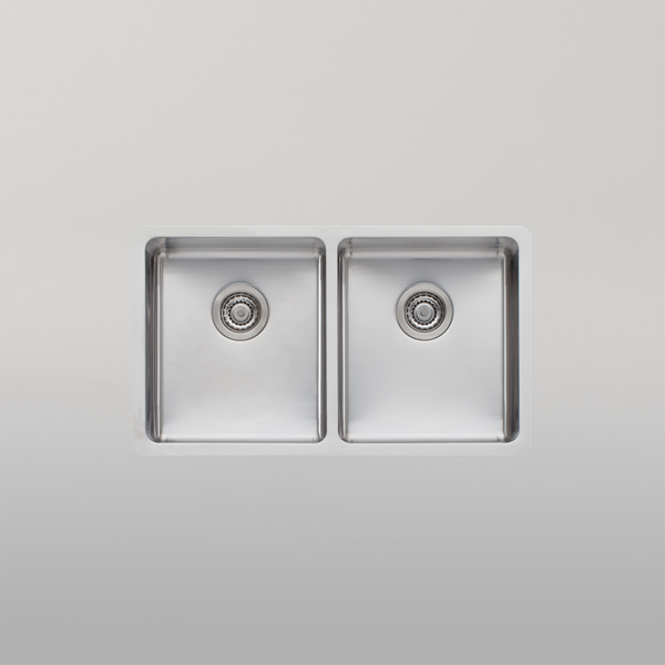 Oliveri Sonetto Double Bowl Universal Sink Stainless Steel