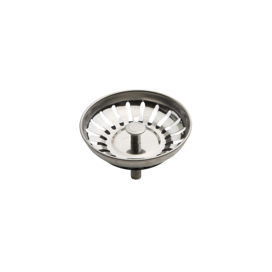 Round Basket Waste Plug Stainless Steel