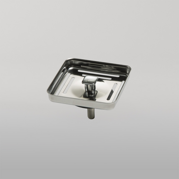 Oliveri Square Basket Waste Plug Stainless Steel
