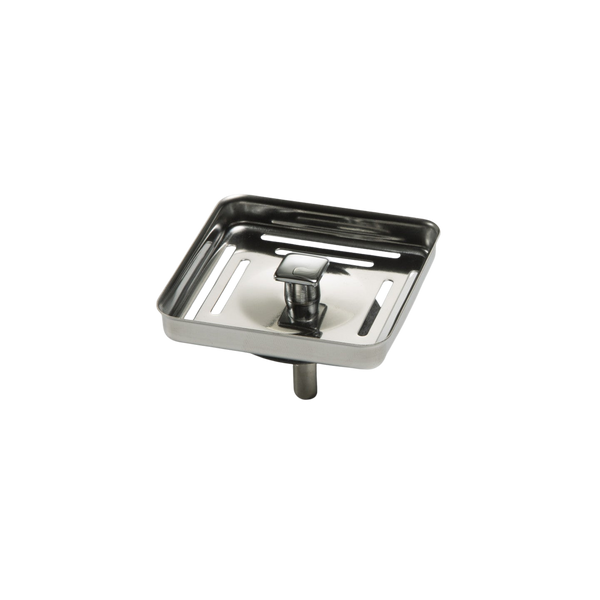 Oliveri Square Basket Waste Plug Stainless Steel