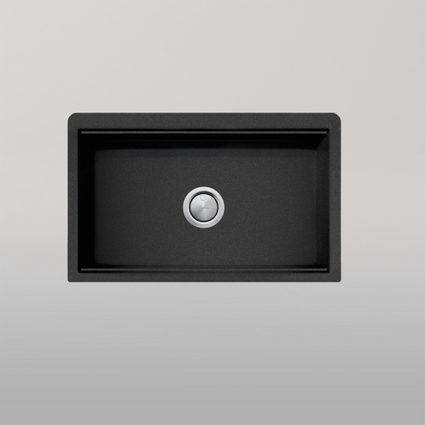 Oliveri Santorini Farmhouse Undermount Sink Black