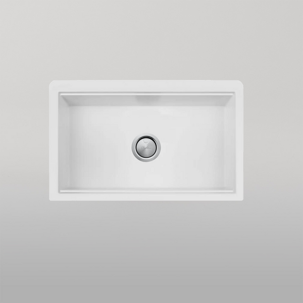Oliveri Santorini Farmhouse Undermount Sink White