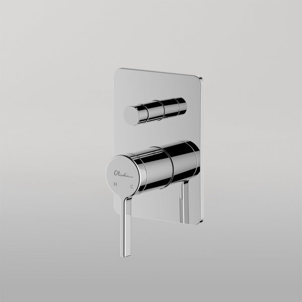 Oliveri Stockholm Wall Mixer With Diverter Chrome