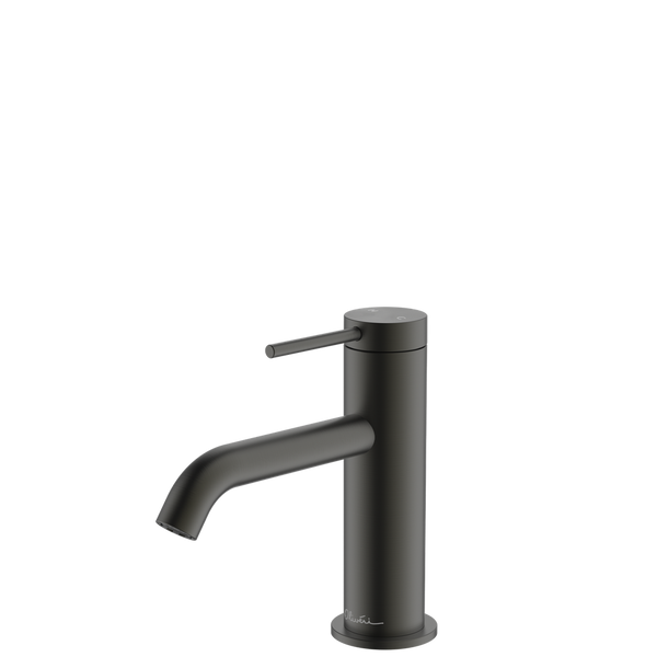 Oliveri Venice Basin Mixer Curved Gunmetal Lead Free