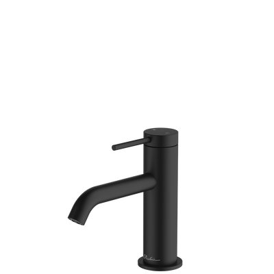 Oliveri Venice Basin Mixer Curved Matte Black Lead Free