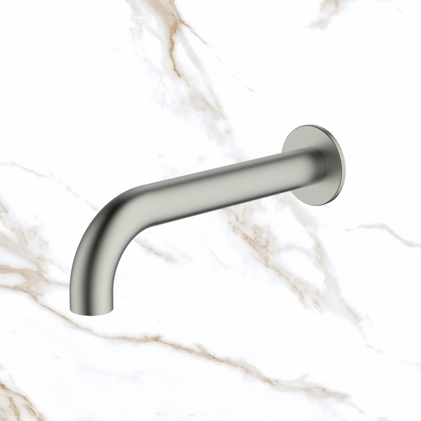 Oliveri Venice Spout 200mm Curved Brushed Nickel Lead Free