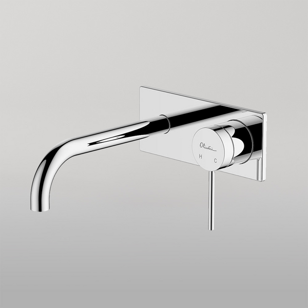 Oliveri Venice Curved Wall Mixer Set Chrome