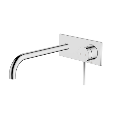 Oliveri Venice Curved Wall Mixer Set Complete Kit Chrome Lead Free