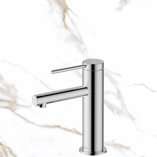 Venice Straight Basin Mixer Chrome Lead Free