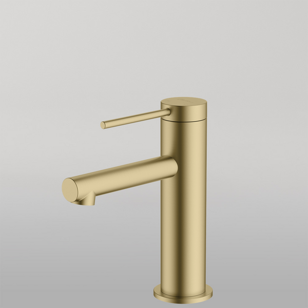 Oliveri Venice Straight Basin Mixer Classic Gold
