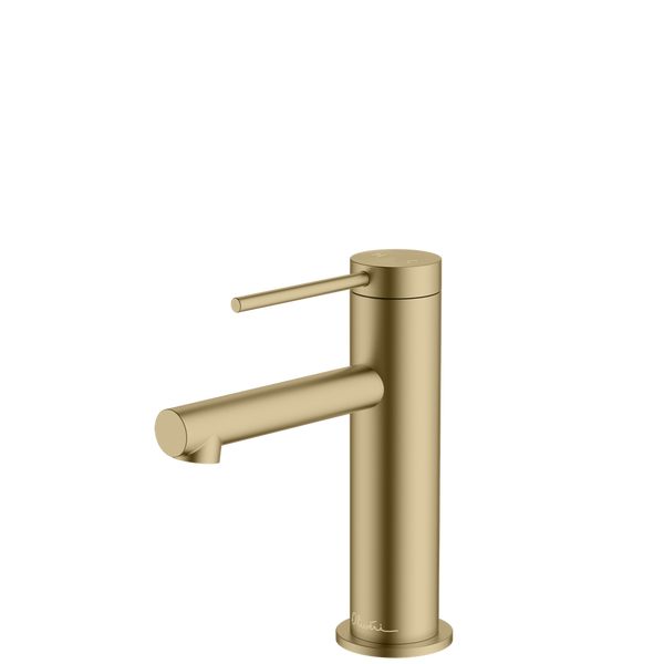 Oliveri Venice Straight Basin Mixer Classic Gold Lead Free