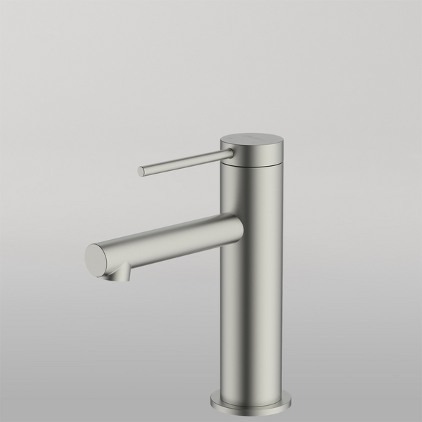 Oliveri Venice Straight Basin Mixer Brushed Nickel