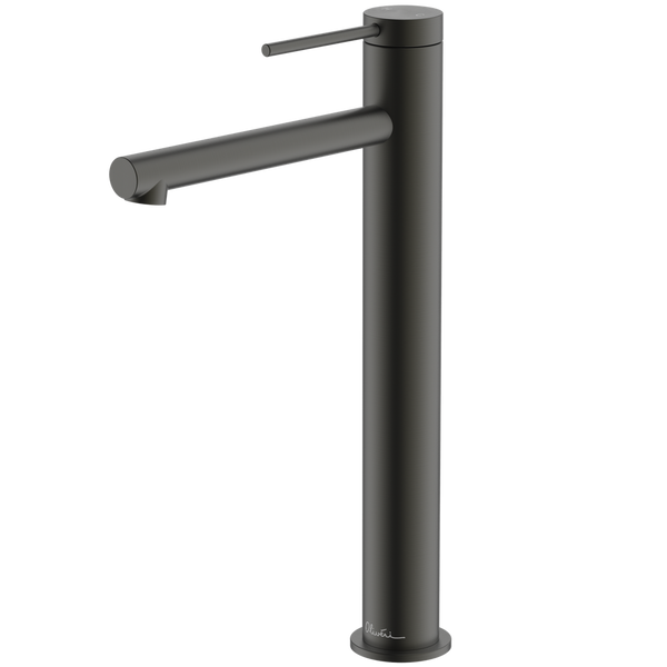 Oliveri Venice Straight Tower Basin Mixer Gunmetal Lead Free