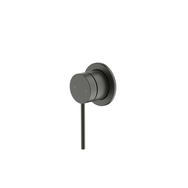 Oliveri Venice Straight Wall Mixer Complete Kit Gunmetal Lead Free