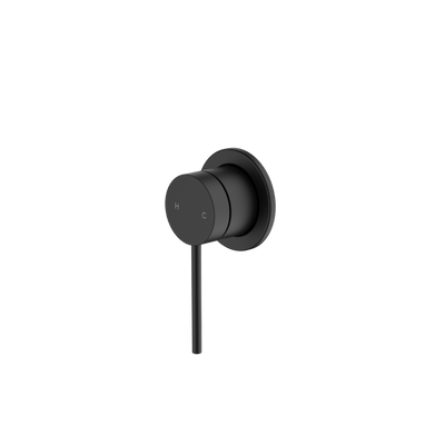 Oliveri Venice Straight Wall Mixer Complete Kit Matte Black Lead Free