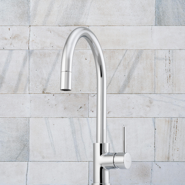 Oliveri Venice Pull Out Goose Neck Mixer Chrome