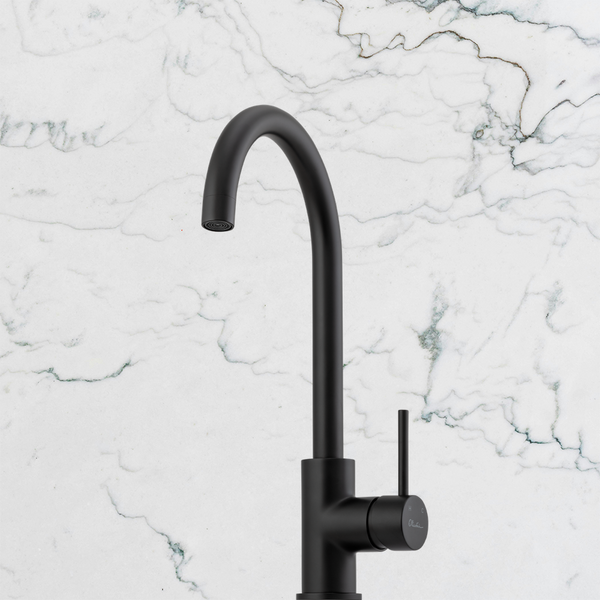 Oliveri Venice Goose Neck Mixer Matte Black