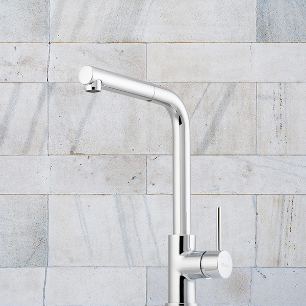 Oliveri Venice Pull Out Right Angle Mixer Lead Free Chrome