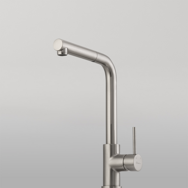 Oliveri Venice Pull Out Right Angle Mixer Brushed Nickel