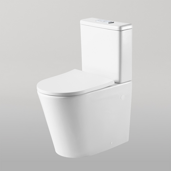 Oliveri Vienna Short Projection Comfort Height Back To Wall Toilet Suite White