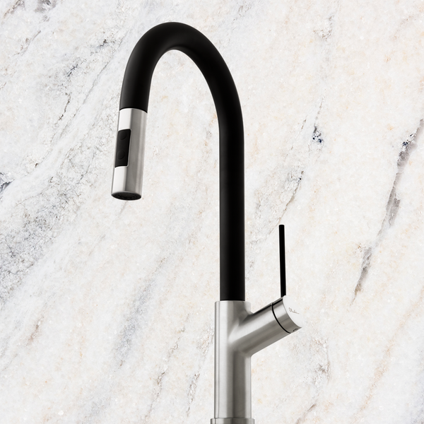 Oliveri Vilo Pull Out Spray Mixer Brushed Chrome