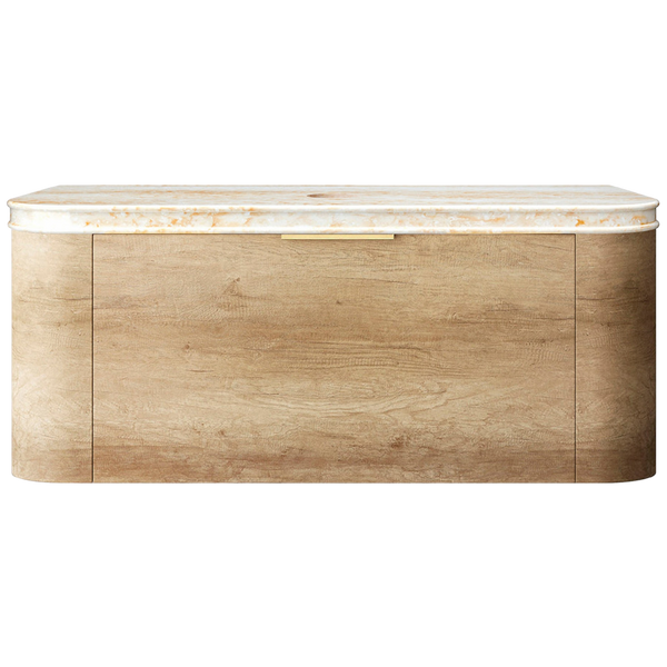 Otti Bondi 1200mm Natural Oak Wall Hung Curve Vanity